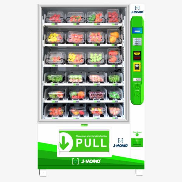 Máquina de venda automática de saladas, frutas e vegetais, refrigerantes e salgadinhos com mod elevador. D900-11G