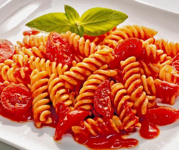fusilli met verse tomaat en basilicum - 18x250g