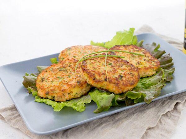 hamburguesa de bacalao con verduras - 18x250 g