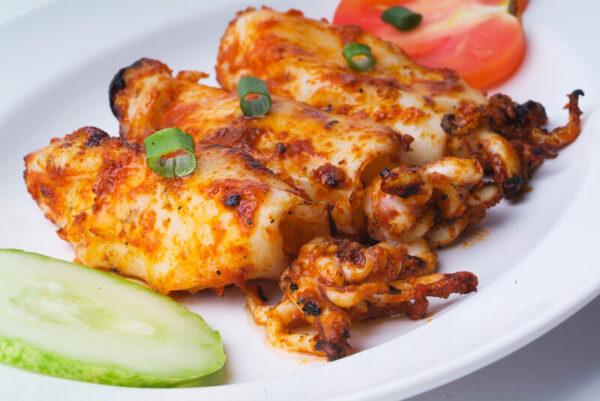 gegrilde inktvis met erwten - 18x200 g