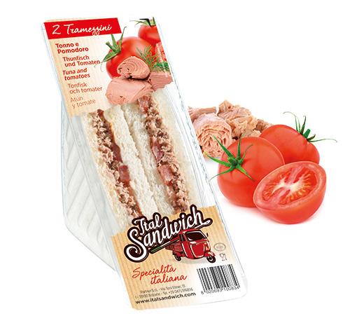 dubbele sandwich tonijn en tomaat - 6x150g