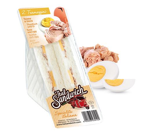 Doppelsandwich Thunfisch und Eier - 6x150g