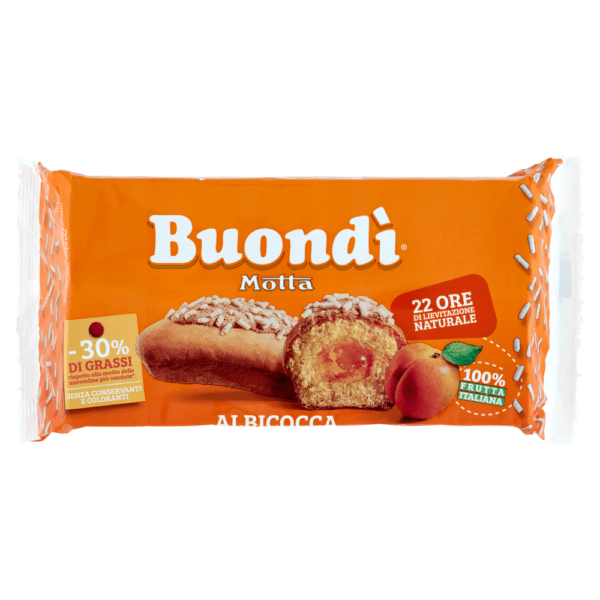 Buondì Motta mit Aprikose - 72x46g.