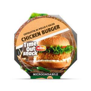 Chicken Burger – 36×185g.Cotoletta di pollo e salsa.Alba