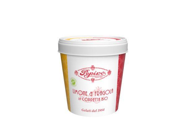 Citroen en aardbei cup Bio - 20x80g.